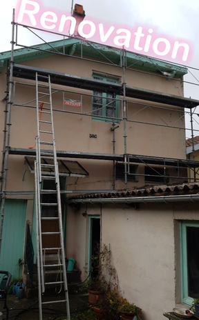 Ravalement de façade avant travaux à Toulouse